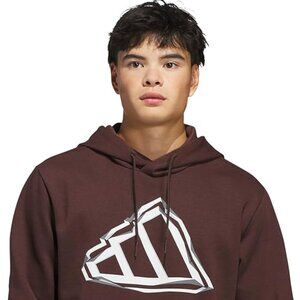 adidas Men's Big Logo Graphic Hoodie